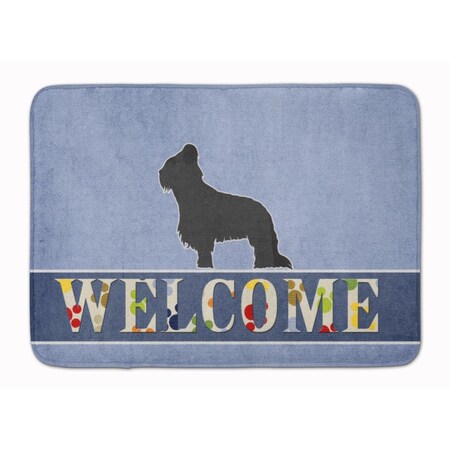 Carolines Treasures Briard Welcome Machine Washable Memory Foam Mat BB5530RUG